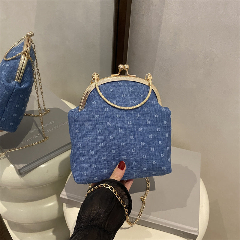 Damenhandtasche mit elegantem Kettenhenkel und strukturiertem Obermaterial Nord Taschen
