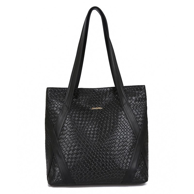 Damen modische Tragetasche mit kunstvollem Flechtdesign Nord Taschen