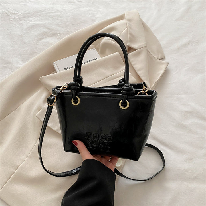 Damen elegante Mini-Handtasche mit strukturiertem Design und abnehmbarem Schulterriemen Nord Taschen