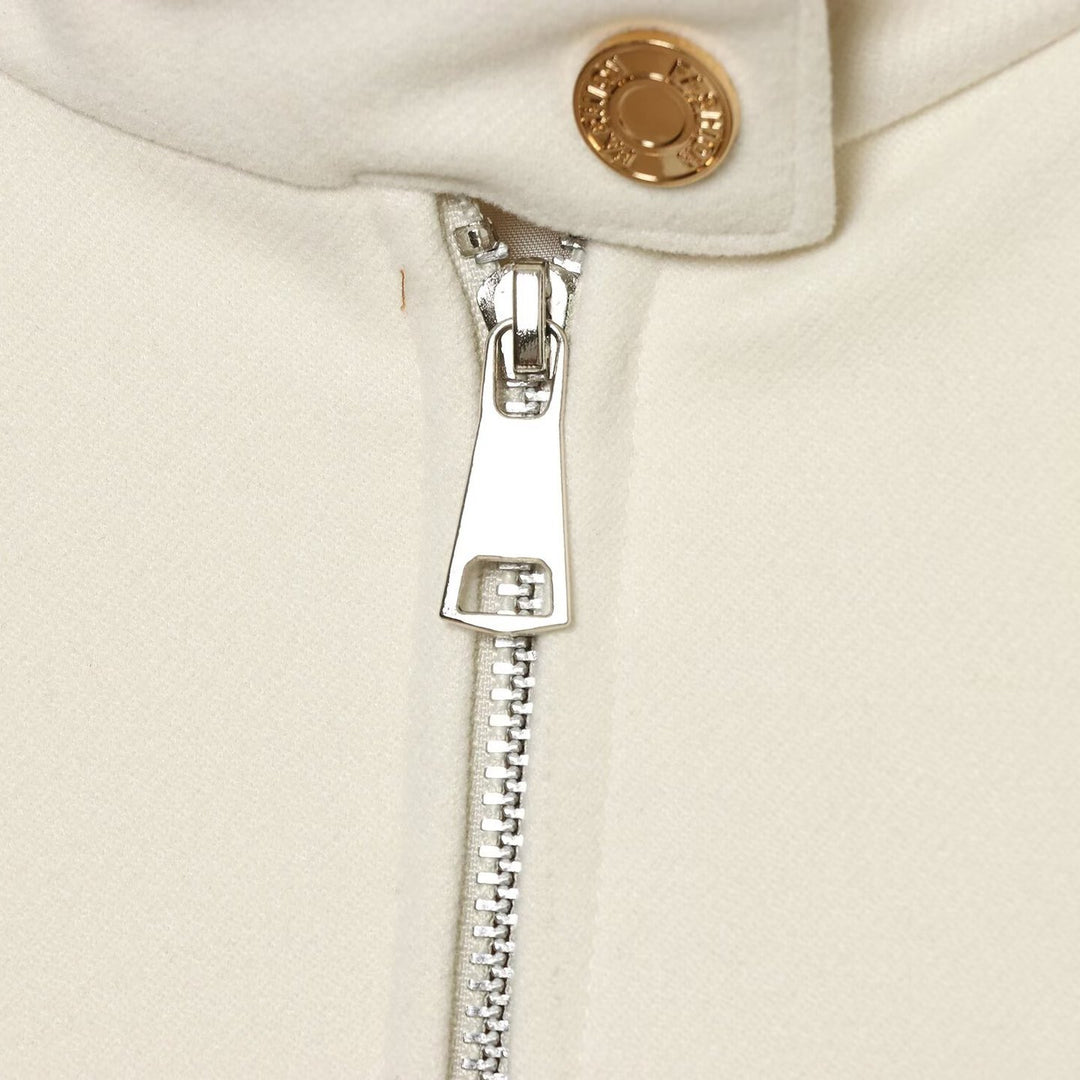 Damen Cropped Utility-Jacke mit hochgeschlossenem Kragen, Schulterklappen und aufgesetzten Pattentaschen Nord Taschen