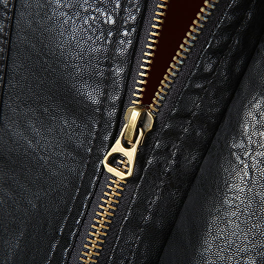 Herren Military-inspirierter Aviator-Blouson mit Schulterepauletten und Pattentaschen Nord Taschen
