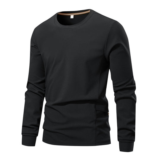 Herren Atmungsaktives Langarm-Technikshirt mit Rundhals und seitlicher Utility-Tasche Nord Taschen