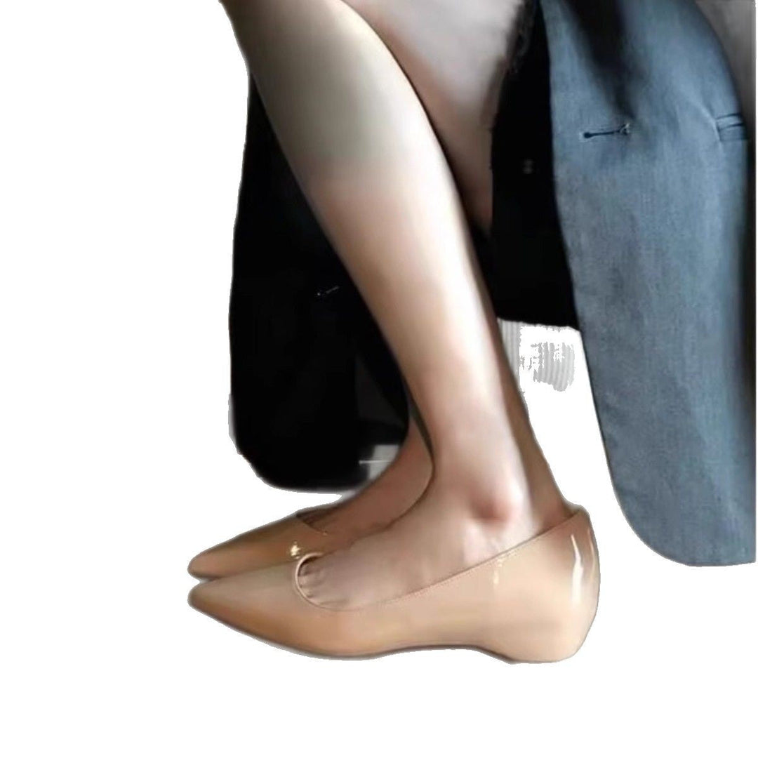 Damen spitze Ballerinas mit moderner Silhouette