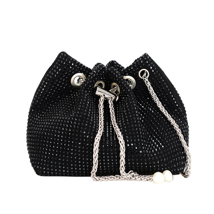 Damen modische Clutch mit Glitzerstein-Dekor Nord Taschen