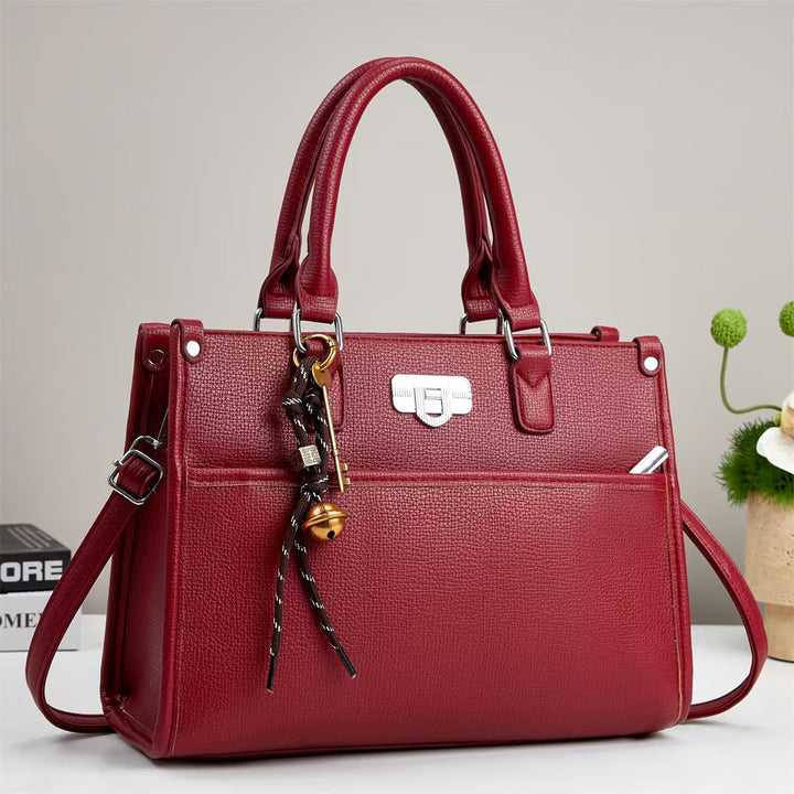 Damen Handtasche mit strukturiertem Design und abnehmbarem Tragegurt Nord Taschen