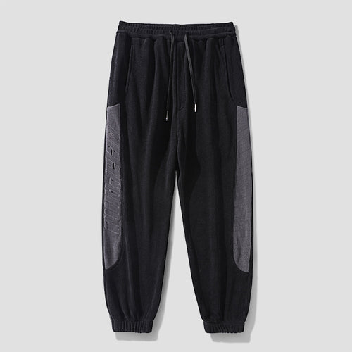 Herren Cordhose im Joggingstil mit seitlichen Panel‑Einsätzen und Kordelzug Nord Taschen