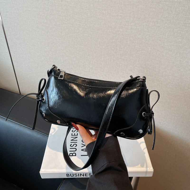 Damen trendige Umhängetasche mit eleganter Schnürung Nord Taschen