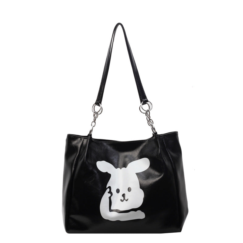 Damen Umhängetasche aus hochwertigem Kunstleder mit verspieltem Tierdesign Nord Taschen