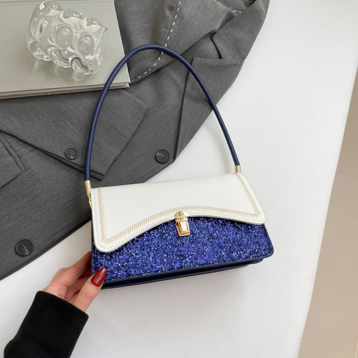 Damen elegante Umhängetasche mit funkelndem Pailletten-Design Nord Taschen