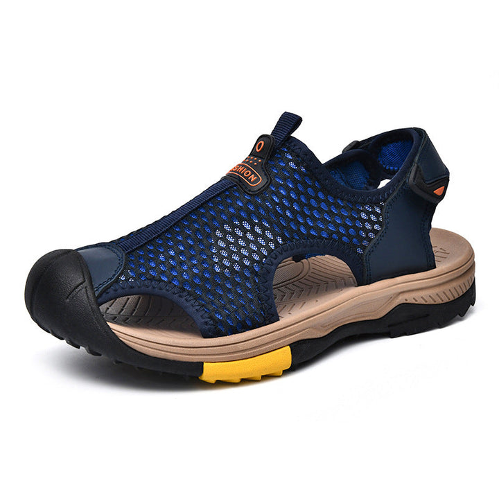 Herren Atmungsaktive Outdoor-Sandalen mit rutschfester Sohle und verstellbarem Riemen