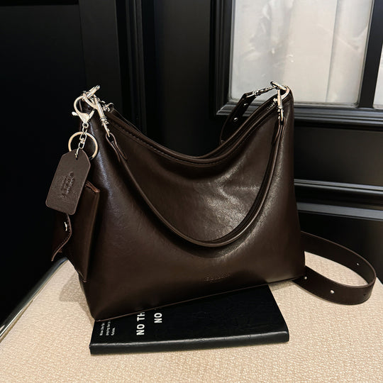 Damen Hobo-Tasche aus hochwertigem Kunstleder mit abnehmbarem Schulterriemen Nord Taschen