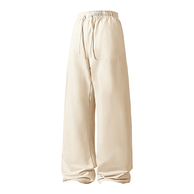 Damen Weite Palazzo-Hose mit elastischem Tunnelzugbund und fließender Satinoptik Nord Taschen