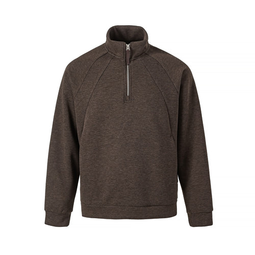 Unisex Halb‑Zip Oversize Sweatshirt mit Stehkragen und Raglanärmeln Nord Taschen