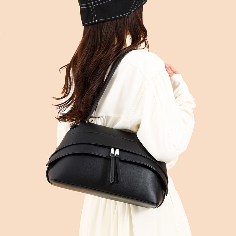Damen Schultertasche mit stilvollem Design und praktischen Fächern Nord Taschen