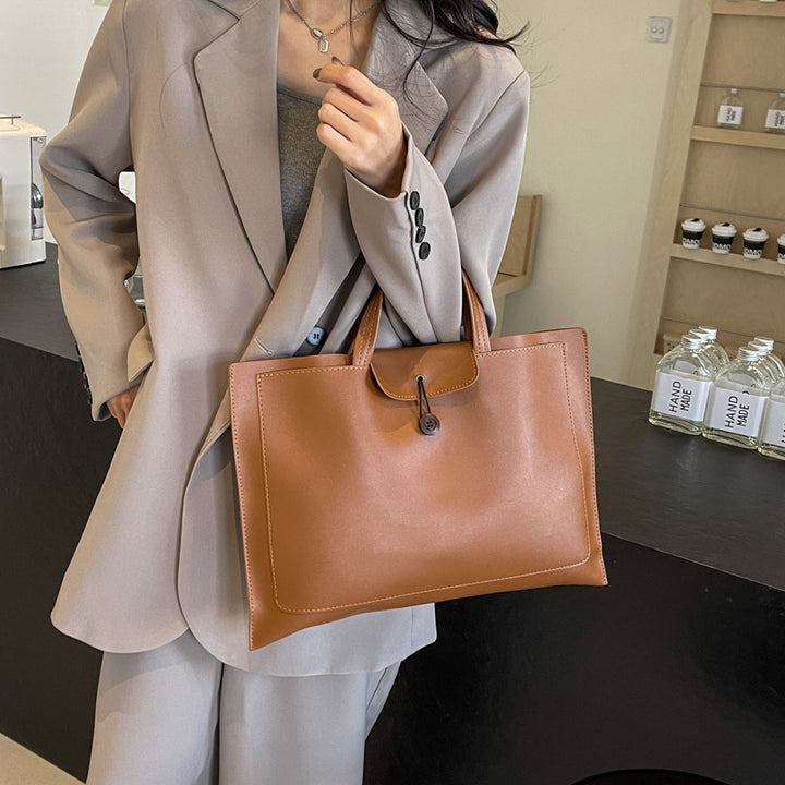 Damen elegante Tragetasche mit praktischer Klappverschluss | Nord Taschen