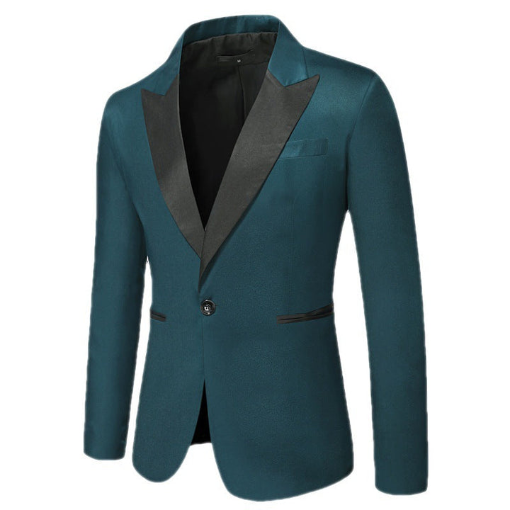Herren Eleganter Smoking-Blazer mit klassischem Revers und zeitlosem Design