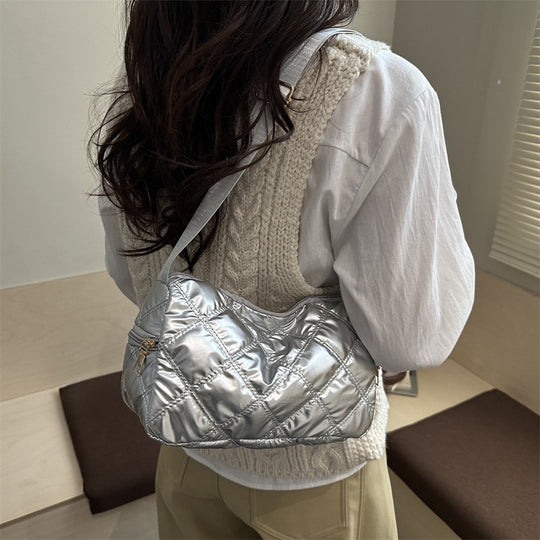 Damen elegante Umhängetasche mit strukturierter Steppoptik Nord Taschen