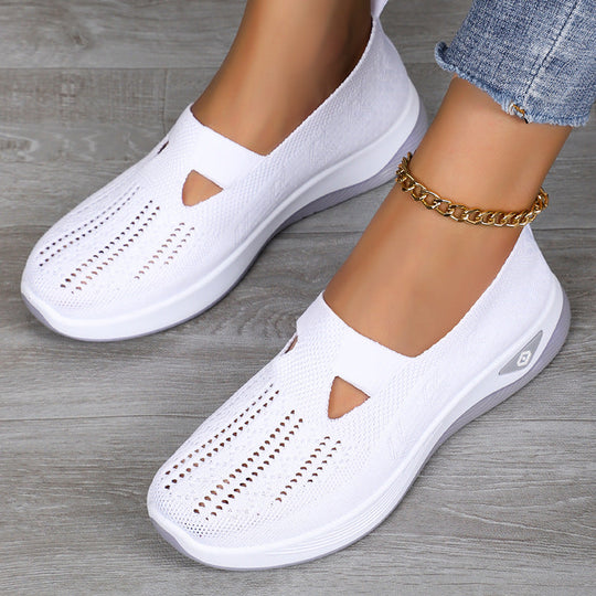Damen Atmungsaktive Freizeit-Slipper mit elastischem Einschlupf und flexibler Sohle Nord Taschen