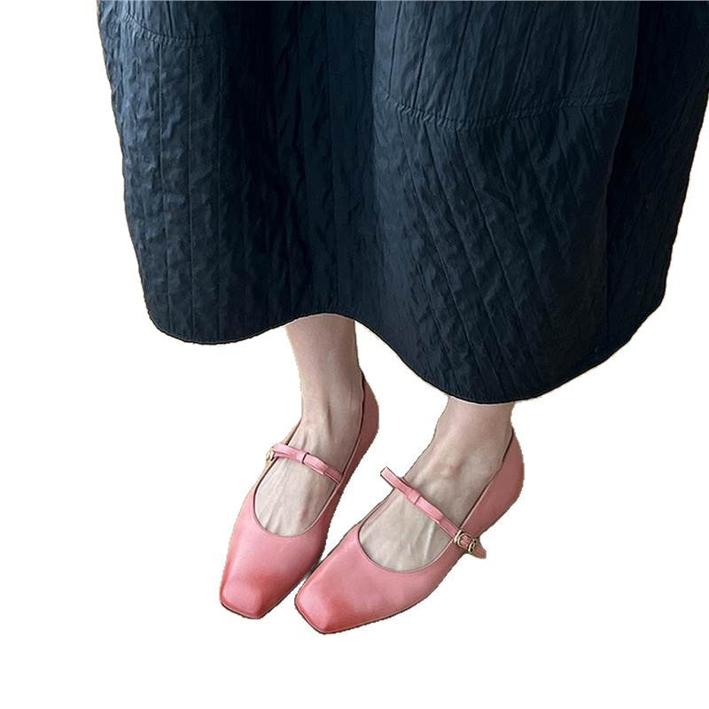 Damen Mary Jane Ballerinas mit edlem Riemenverschluss und komfortabler Sohle