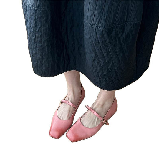Damen Mary Jane Ballerinas mit edlem Riemenverschluss und komfortabler Sohle