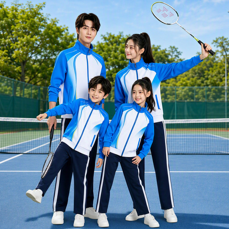 Unisex Badminton-Trainingsset mit Funktionspolo und sportlicher Jogginghose Nord Taschen