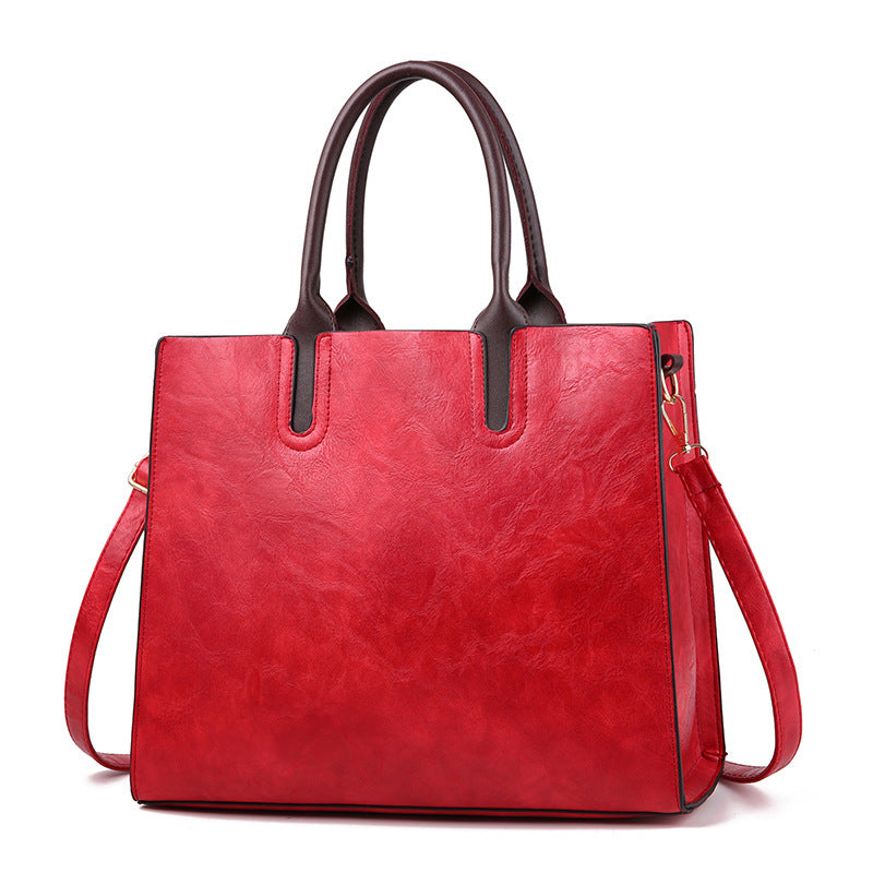 Damen elegante Tote-Handtasche mit abnehmbarem Schultergurt Nord Taschen