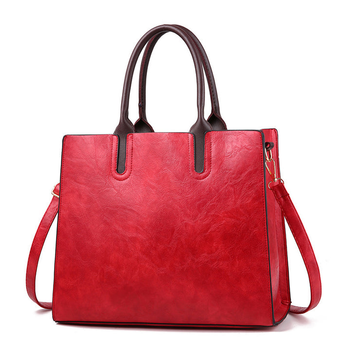 Damen elegante Tote-Handtasche mit abnehmbarem Schultergurt Nord Taschen