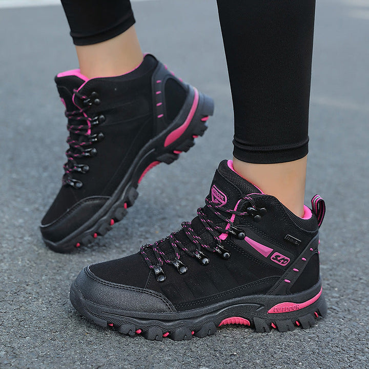 Damen Hochwertige und wasserdichte Wanderschuhe mit rutschfester Sohle und atmungsaktivem Obermaterial