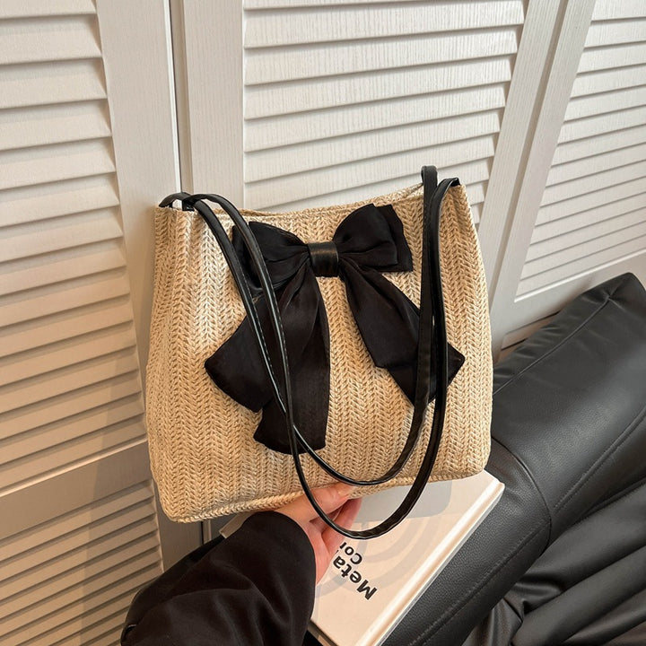 Damen elegante Hobo-Tasche mit dekorativen Schleifendetails Nord Taschen
