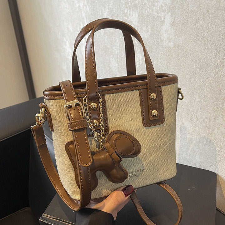 Damen Mini-Handtasche mit abnehmbarem Anhänger Nord Taschen