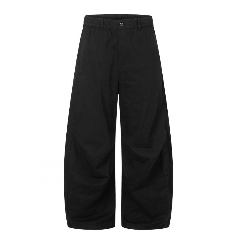 Damen weite Culotte-Hose im Cropped-Look mit elastischem Bund Nord Taschen