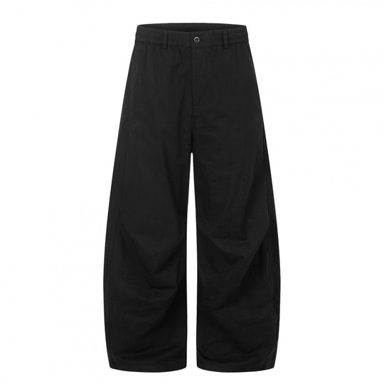 Damen weite Culotte-Hose im Cropped-Look mit elastischem Bund Nord Taschen