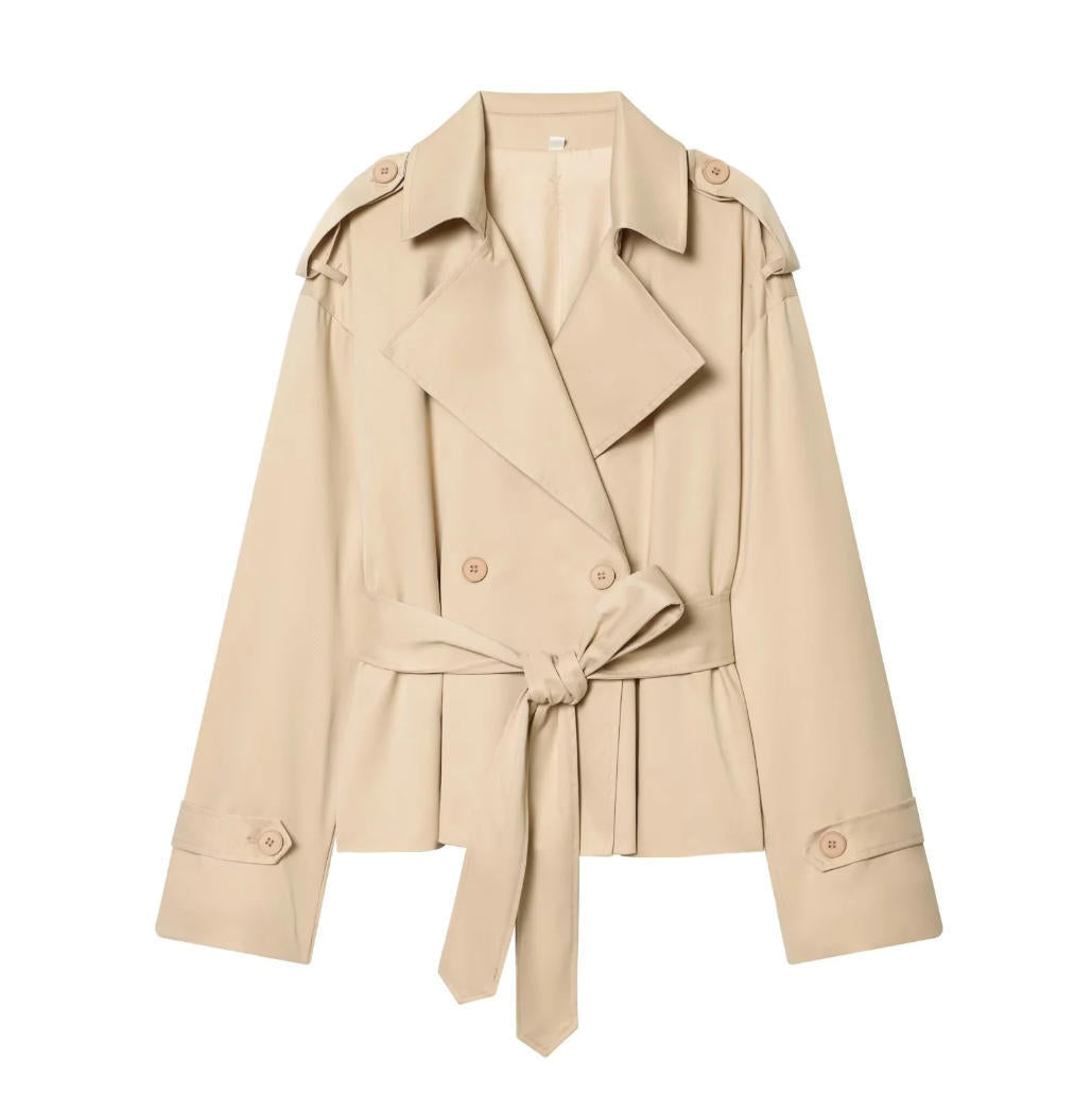 Damen Leichte wattierte Windjacke mit Stehkragen und Polka‑Dot‑Print Nord Taschen