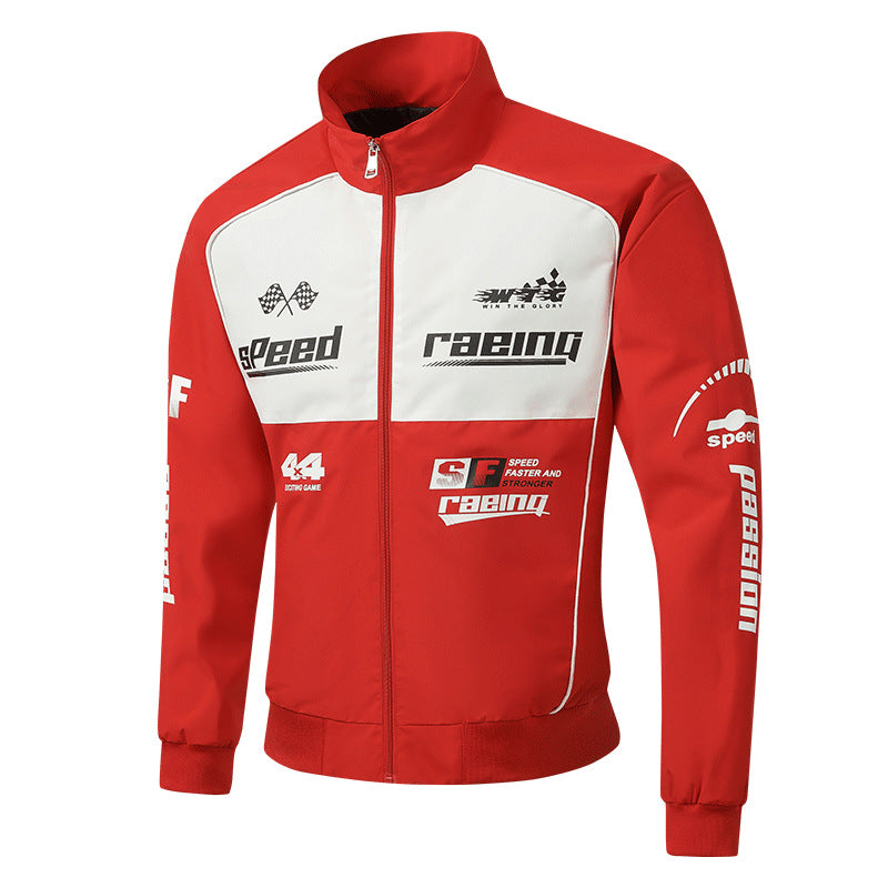 Herren Rennsport-Trackjacke im Retro-Motorsport-Stil Nord Taschen