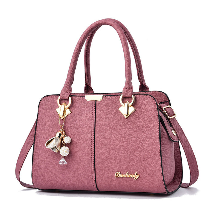 Damen elegante Handtasche mit charmanten Anhängern Nord Taschen