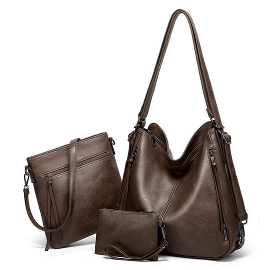 Damen Hobo-Tasche mit eleganter Silhouette und zusätzlichem Umhängetäschchen Nord Taschen