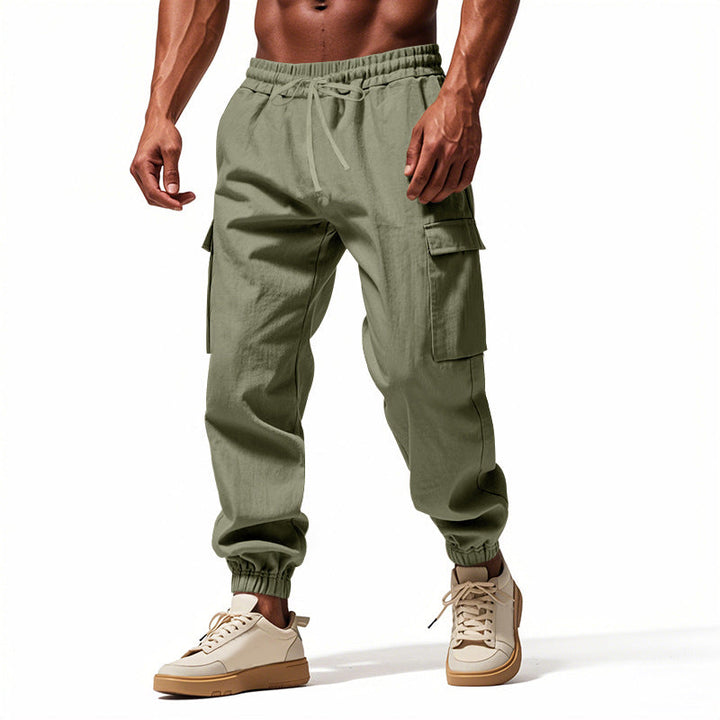 Herren Cargo-Hose mit elastischem Bund und praktischen Seitentaschen