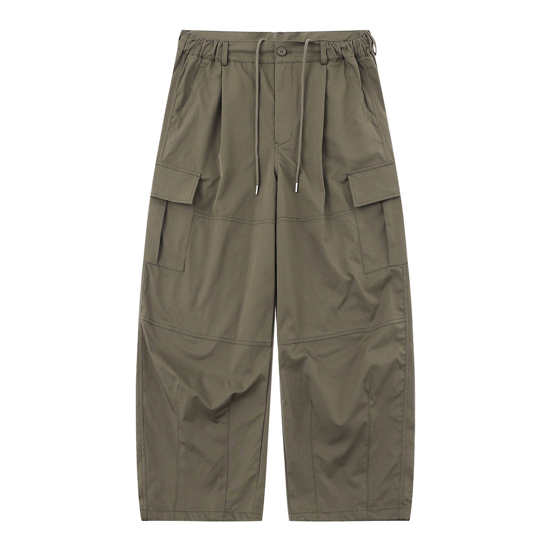 Herren Cargo-Caprihose mit elastischem Bund, Tunnelzug und Utility‑Taschen Nord Taschen