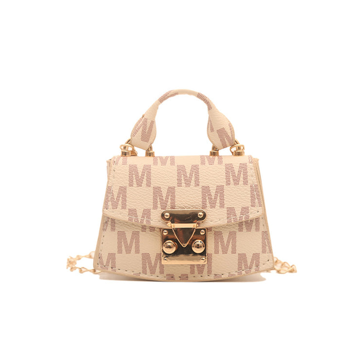 Damen Mini-Handtasche mit dekorativem Kettenriemen Nord Taschen