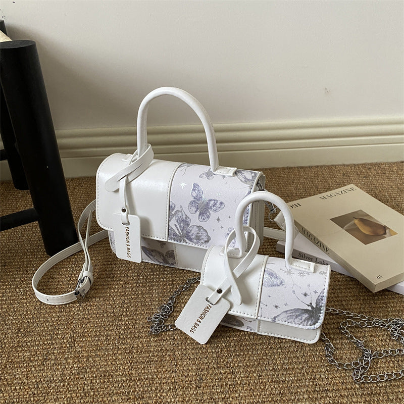 Damen elegante Mini-Handtasche mit floralem Design Nord Taschen