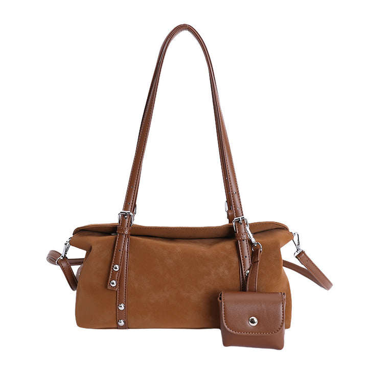 Damen praktische Schultertasche mit abnehmbarem Kosmetiktäschchen Nord Taschen