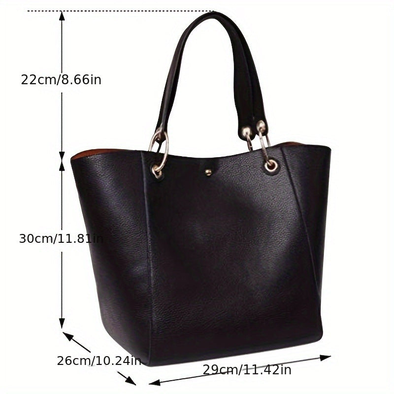 Damen große Tragetasche mit strukturiertem Leder und elegantem Design Nord Taschen