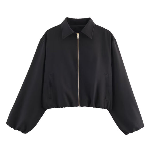 Damen cropped Übergangsjacke