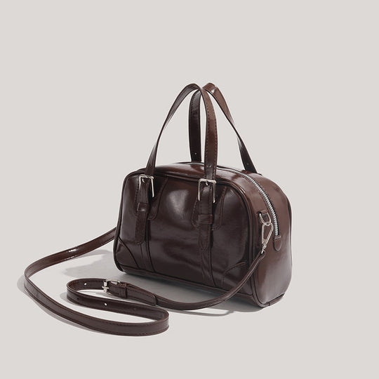 Damen elegante Henkeltasche aus hochwertigem Kunstleder mit strukturierten Details Nord Taschen