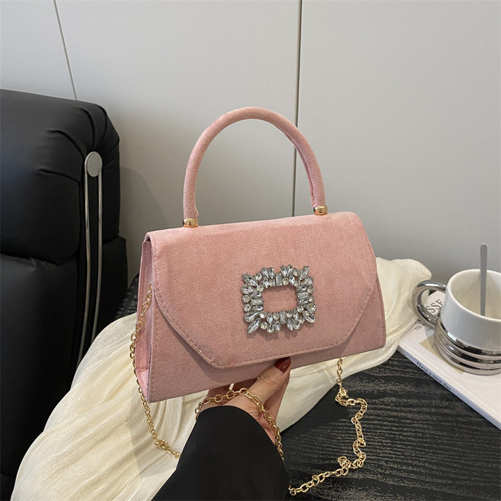 Damen elegante Abendtasche mit funkelndem Schmuckdetail Nord Taschen