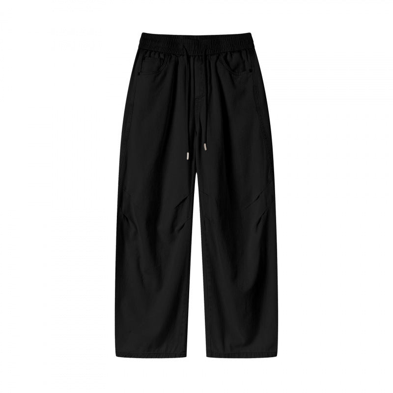 [Damen] Weite Culotte‑Hose mit hohem Elastikbund, Tunnelzug und Eingrifftaschen Nord Taschen