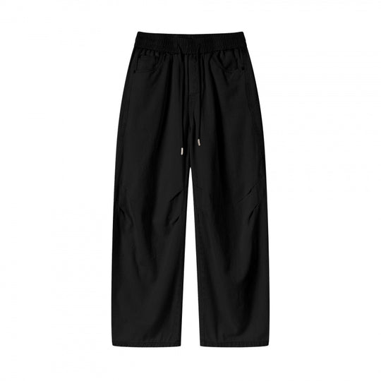 [Damen] Weite Culotte‑Hose mit hohem Elastikbund, Tunnelzug und Eingrifftaschen Nord Taschen