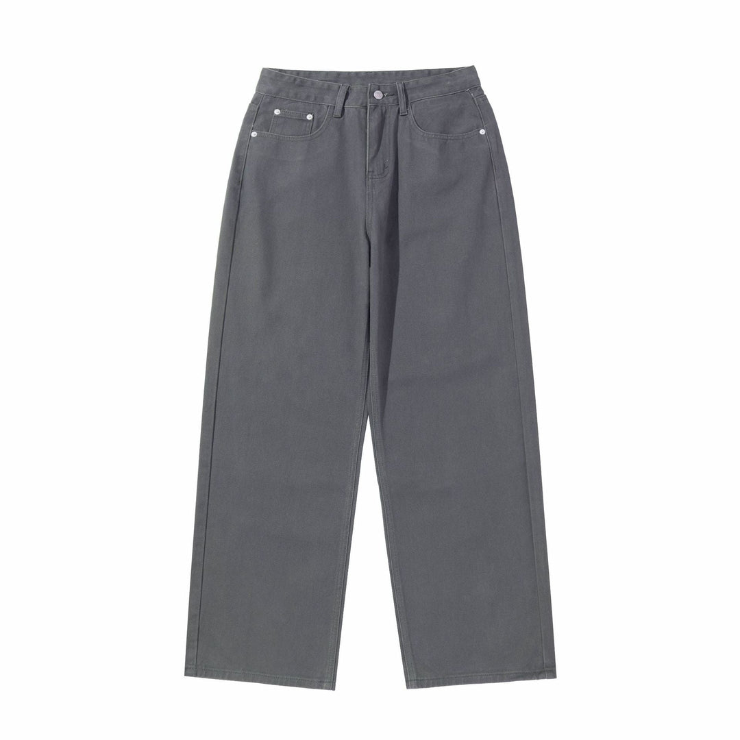 Damen Weite Cropped-Hose mit hohem Bund, geradem Bein und Five-Pocket-Design Nord Taschen