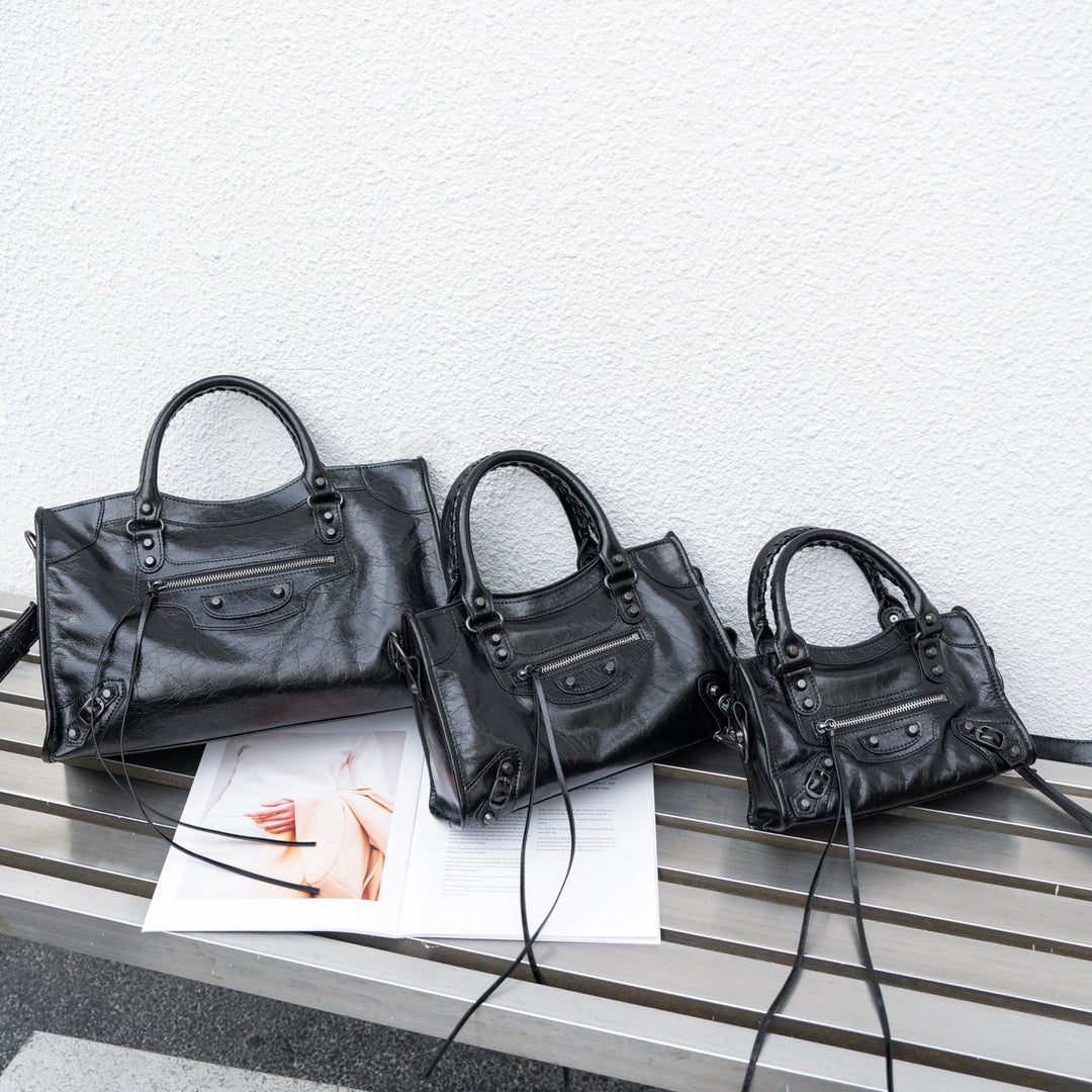 Damen hochwertige Mini-Handtasche mit detaillierter Struktur Nord Taschen