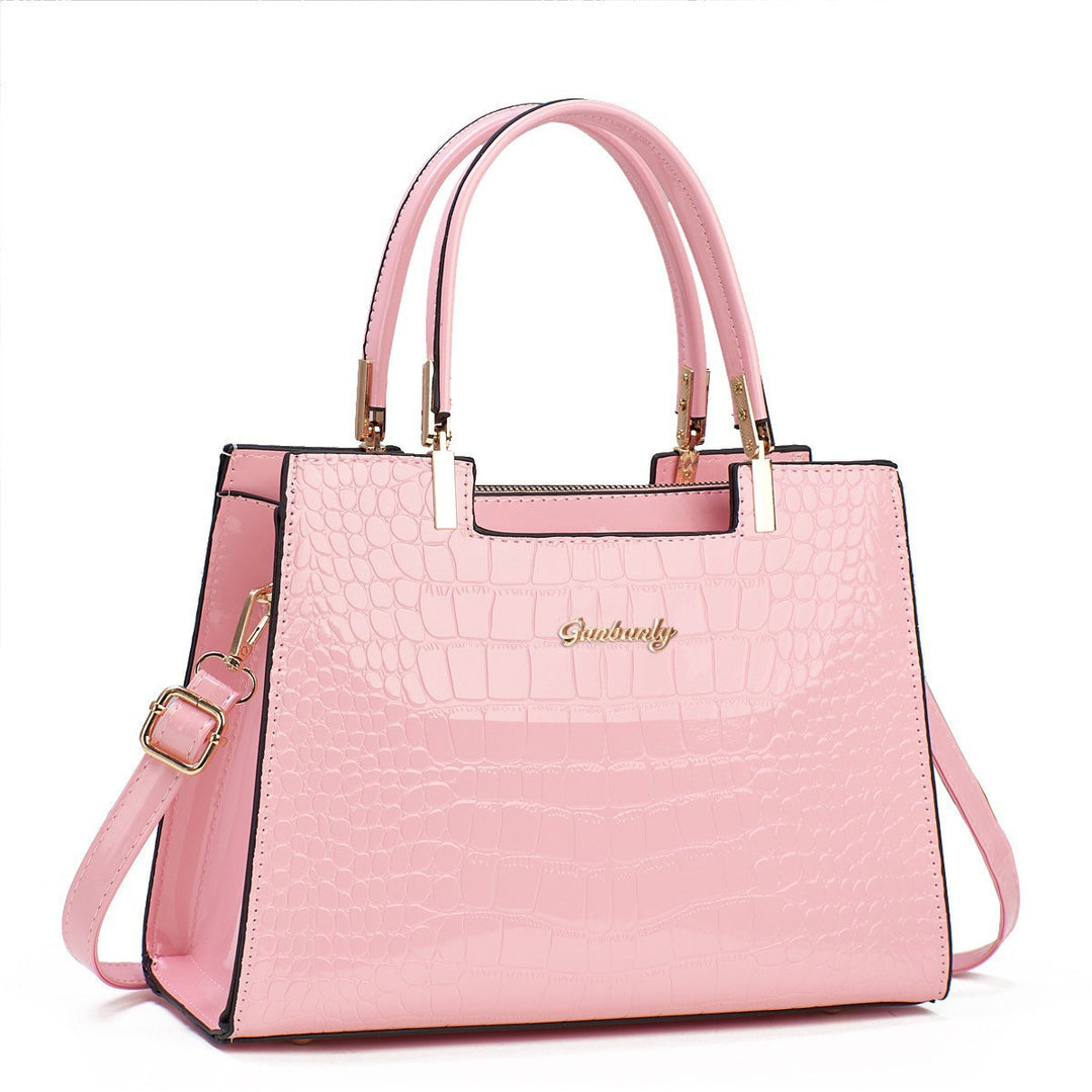 Damen elegante Handtasche im modernen Krokodilleder-Stil Nord Taschen